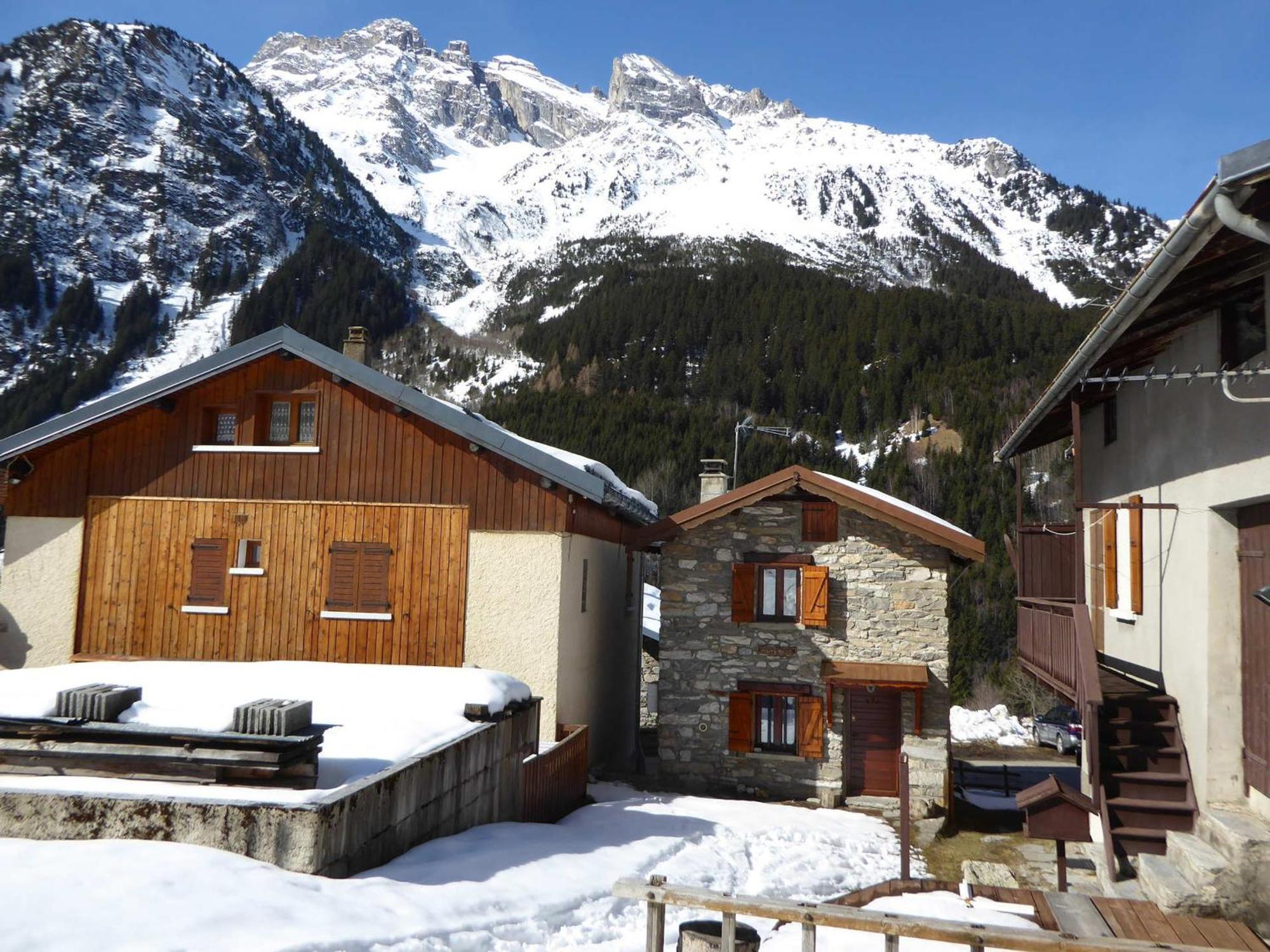 Villa Charmant Chalet En Pierre Et Bois A Pralognan-La-Vanoise, Proche Commerces Et Telepherique - Fr-1-464-16 Exterior foto